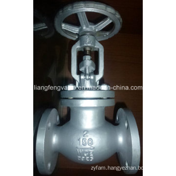 Carbon Steel Flange End Globe Valve with RF Rising Stem